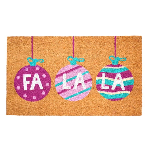 Calloway Mills Fa La La Doormat 17" x 29"