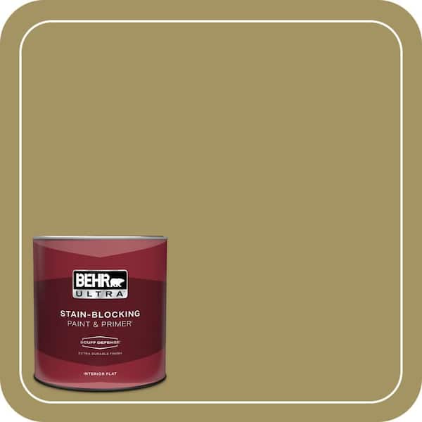 BEHR ULTRA 1 qt. #M330-6 Keemun Extra Durable Flat Interior Paint & Primer