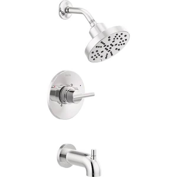 Delta Nicoli Single-Handle 5-Spray Tub and Shower Faucet with H2OKinetic Technology in Chrome (Valve Included)