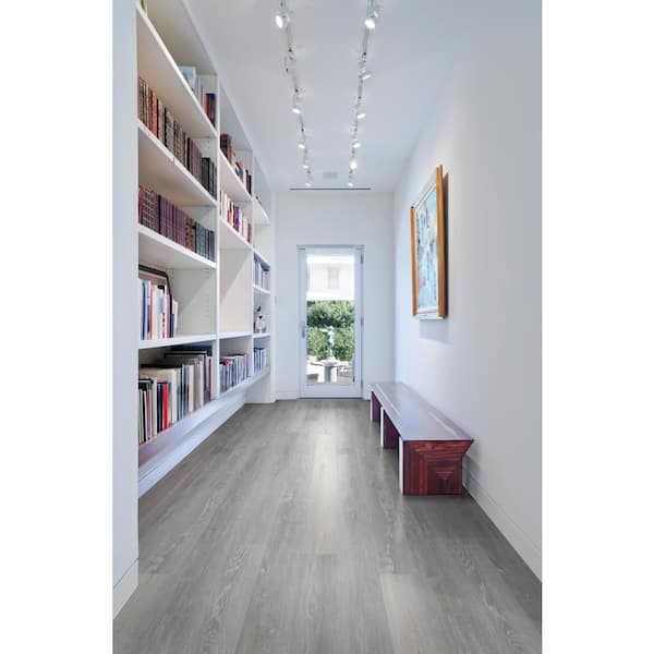 Dove Oak 1 in. T x 2.23 in. W x 94 in. L Luxury Vinyl Overlapping Stair Nose Molding