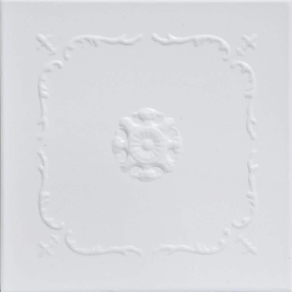 Bourbon Street Ultra-Pure White-Satin (Behr) 1.6 ft. x 1.6 ft. Decorative F