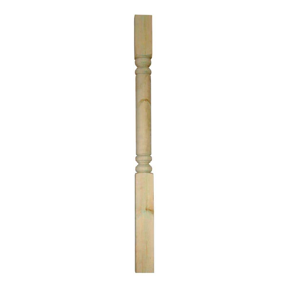 41/2 ft. x 4 in. x 4 in. Wood Post 0851353 The Home Depot