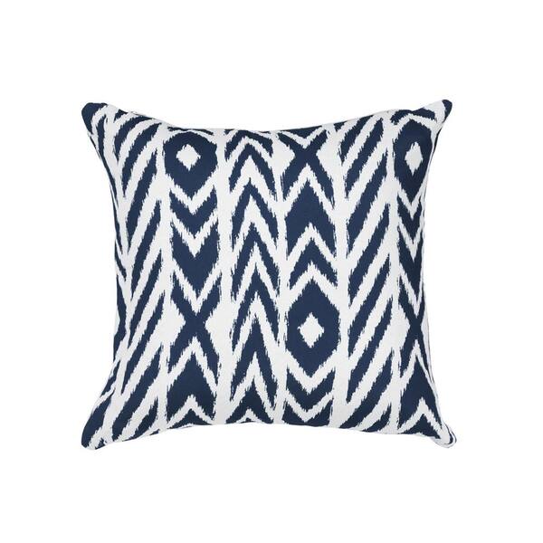 Astella Fire Island Midnight Square Outdoor Accent Throw Pillow