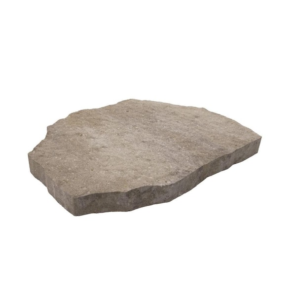 Oldcastle Epic Stone 23.5 in. x 17.75 in. x 2 in. Pewter Irregular Concrete Step Stone