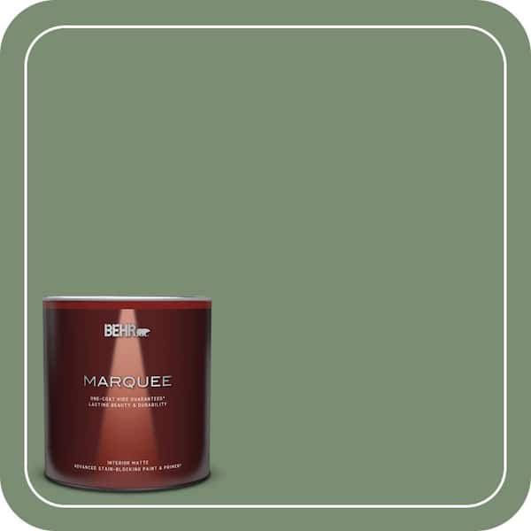 BEHR MARQUEE 1 qt. #PPU11-02 Shallot Bulb Matte Interior Paint & Primer