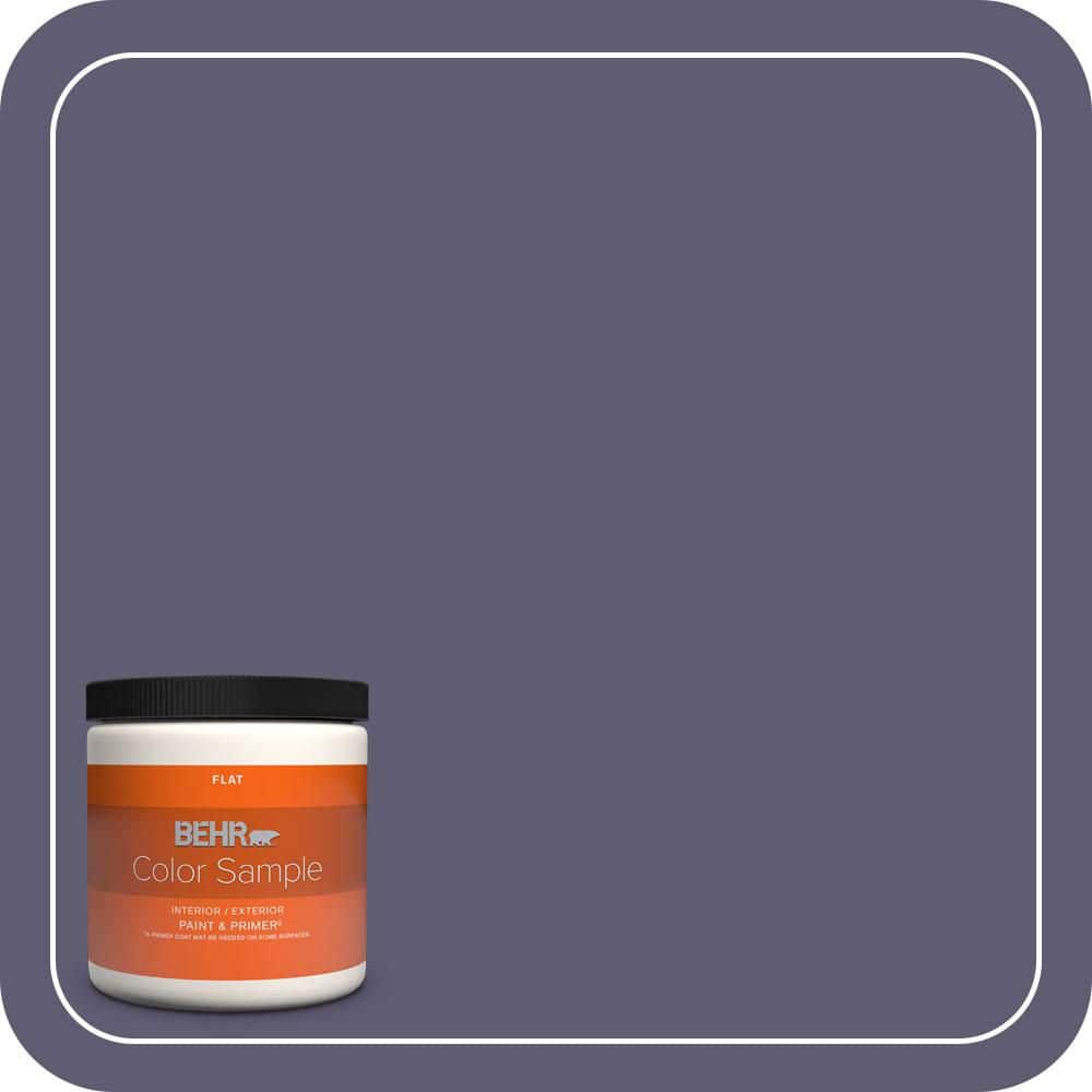 8 oz. #PMD-90 Luscious Purple Flat Interior/Exterior Paint & Primer Color Sample price history on PriceWatchPro