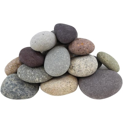 Margo Garden Products 0.4 cu. ft. 1 in. to 3 in. Mixed Mexican Beach Pebbles