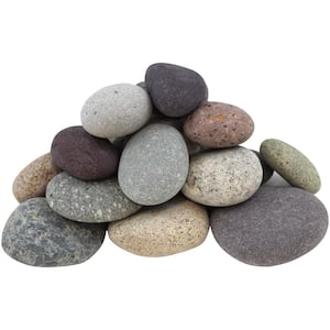 0.25 cu. ft. 0.5 in. to 1.5 in. Mixed Mexican Beach Pebbles