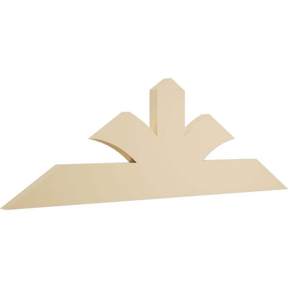 Ekena Millwork 60 in. W x 20 in. H x 2 in. D x 6 in. F, 8/12 Pitch ...