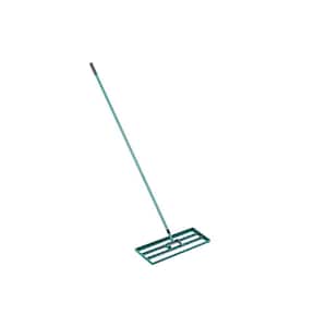 80.7 in. Metal Outdoor Lawn Leveling Rake for Garden, Golf Lawn and Farm