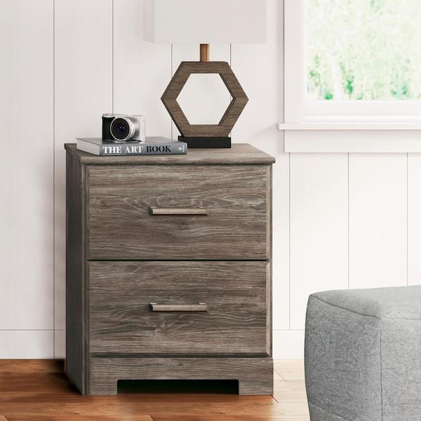 Signature DESIGN BY ASHLEY Ralinksi Gray 2 Drawer 20.04 in. W