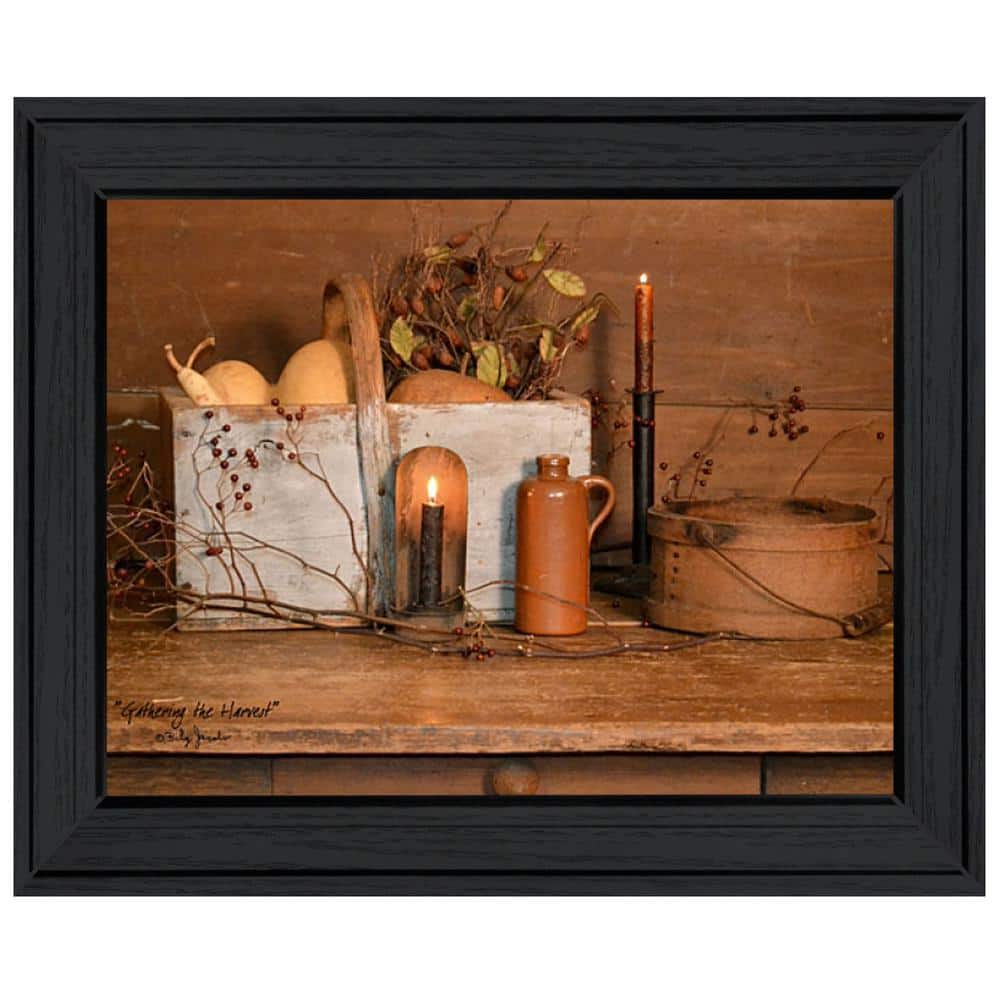 Gathering the Harvest by Billy Jacobs Framed Art Print in Multicolor on Pap