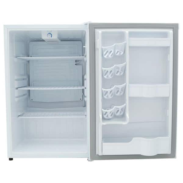 Danby DAR044A4BSLDD6 Designer Mini Fridge Stainless Look 4.4 Cubic