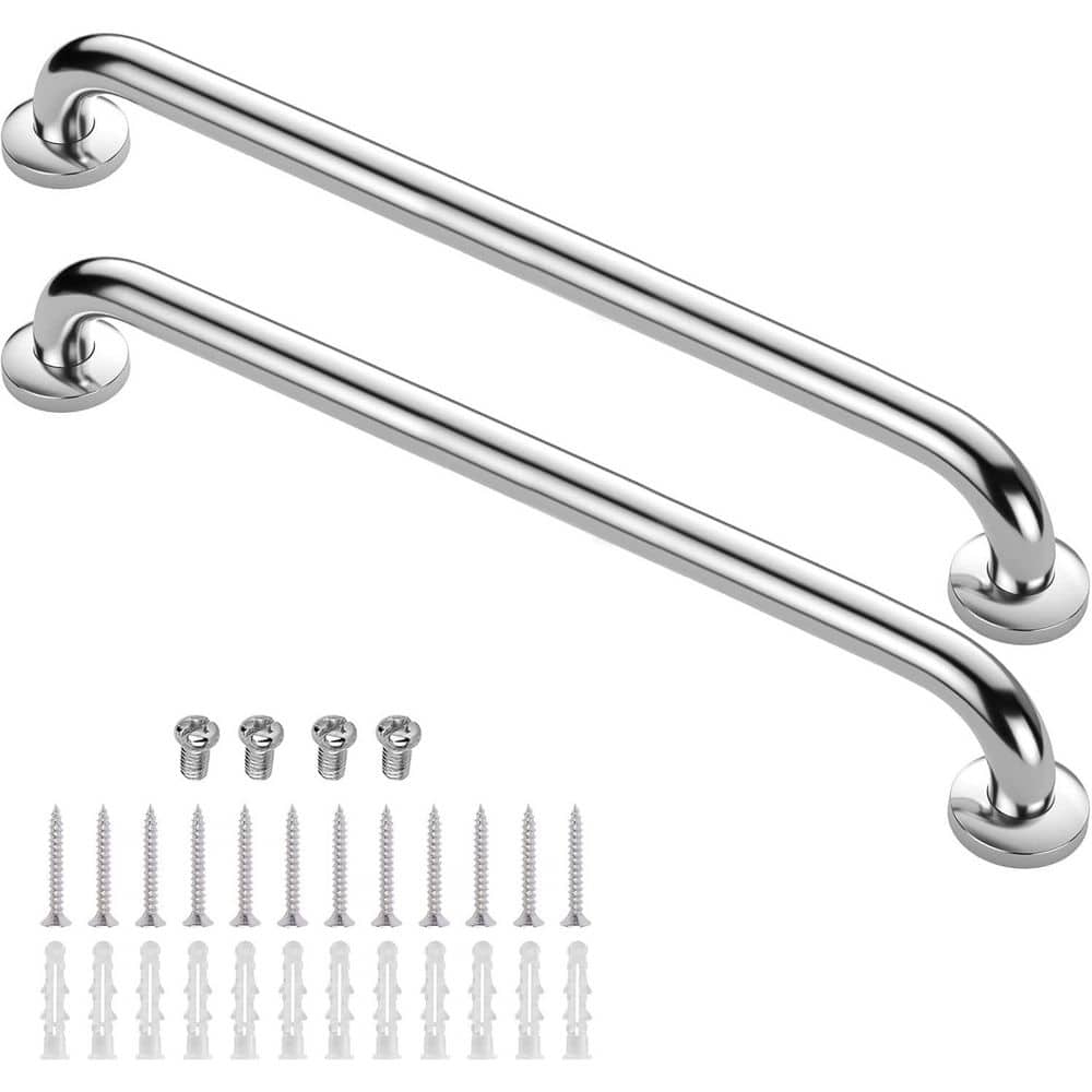 2 Pack 48 in. Shower Grab Bar, Stainless Steel Bathroom Grab Bar, Grab Bars Senior, Elderly, Handicap price history on PriceWatchPro