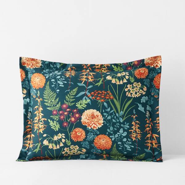 The Company Store Legends Hotel Winter Garden WrinkleFree Multi Sateen King Sham 50936FKMULTI