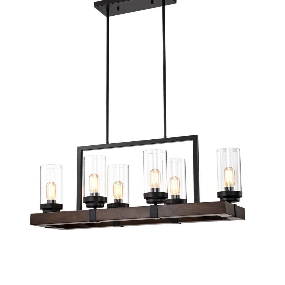 Pendant Lights 36.6 in. Chandeliers Light With Glass Indoor Hardwired, E26 