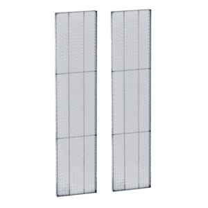 60 in. H x 13.5 in. W Pegboard Clear Styrene One Sided Panel (2-Pieces per Box)