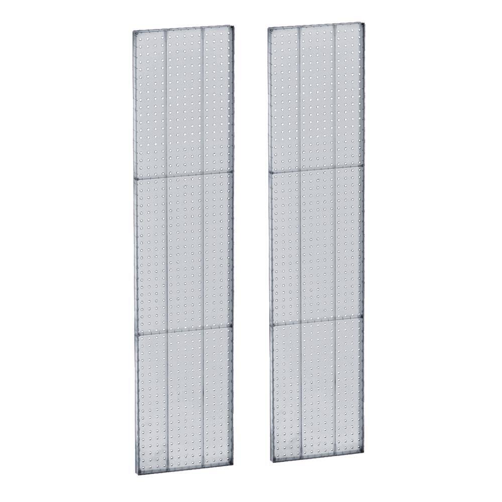 60 in. H x 13.5 in. W Pegboard Clear Styrene One Sided Panel (2Pieces