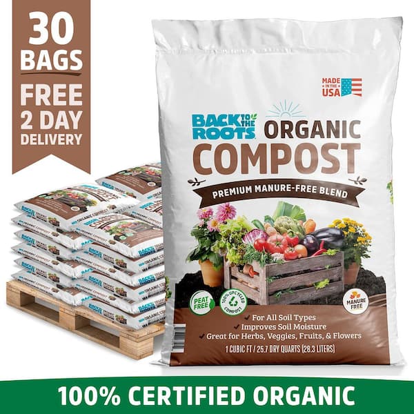 30 cu. ft. Organic Value Bulk Compost Soil Amendment Pallet