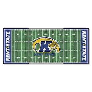 Kent State University Green 2ft x 6ft Field Runner Rug