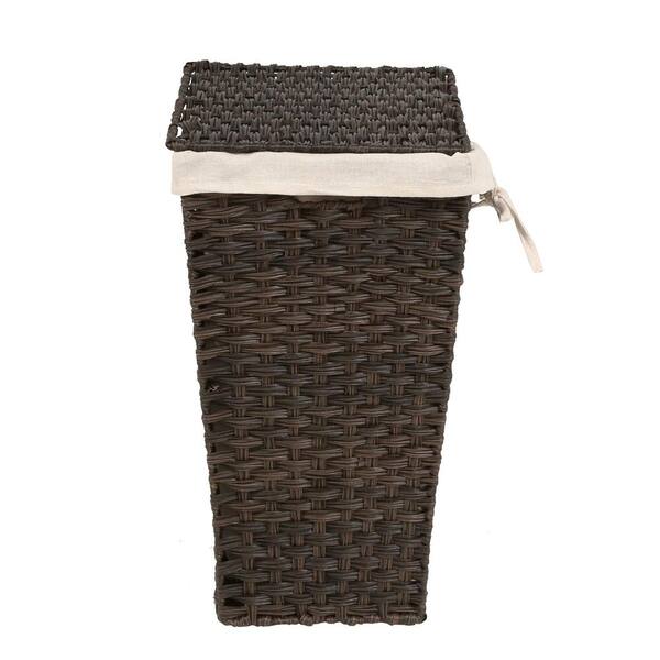  Whitmor Rattique Laundry Hamper with Lid and Removable