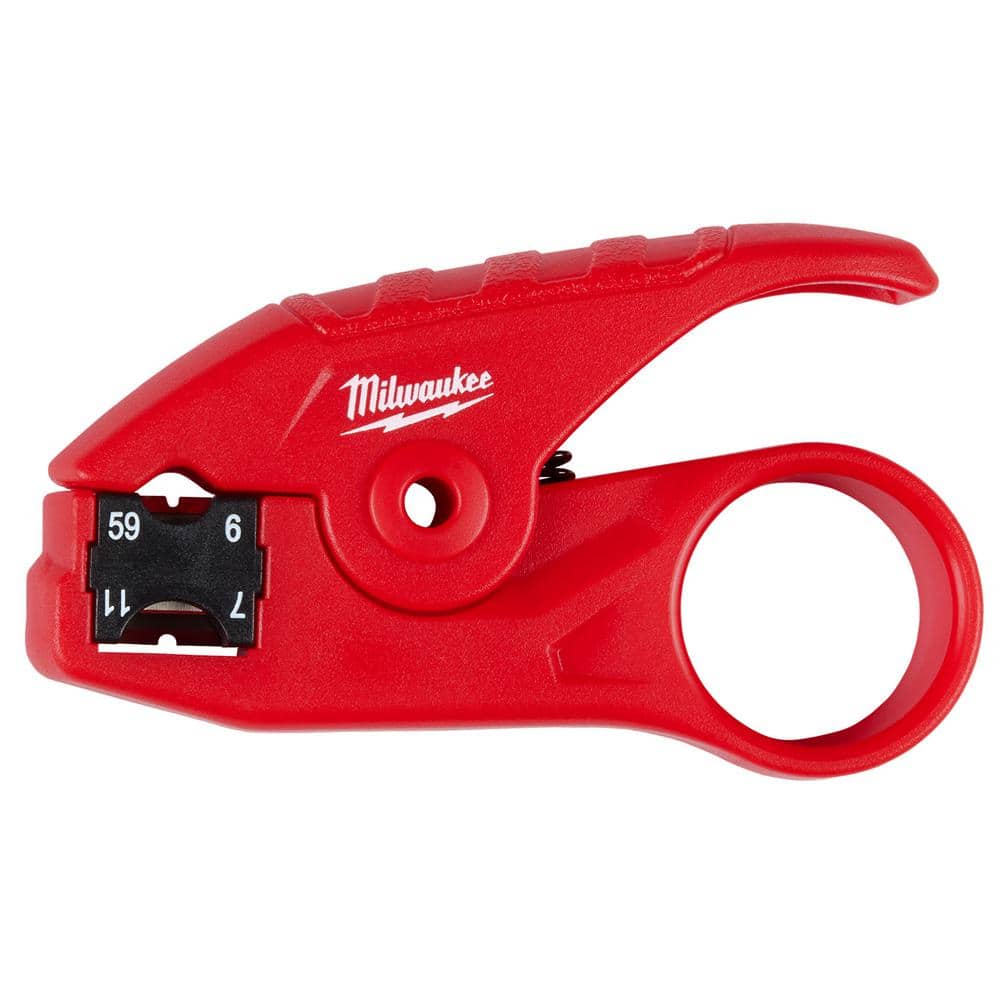 Milwaukee Coax Cable Stripper 48-22-3064 The Home Depot