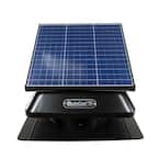 40-Watt Hybrid Solar/Electric Powered Roof Mount Attic Fan with Included Inverter