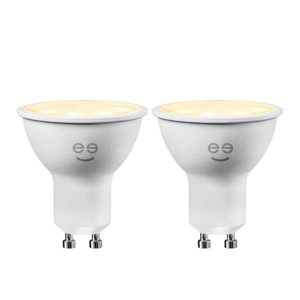 Geeni 35-Watt Equivalent LUX MR16 GU10 Smart LED Light Bulbs, Dimmable Tunable Floodlight Bulb (2-Pack)