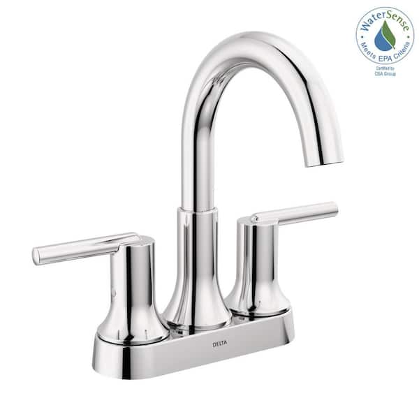 Delta Trinsic 2559-MPU-DST Two Handle Centerset Bathroom Faucet - Chrome