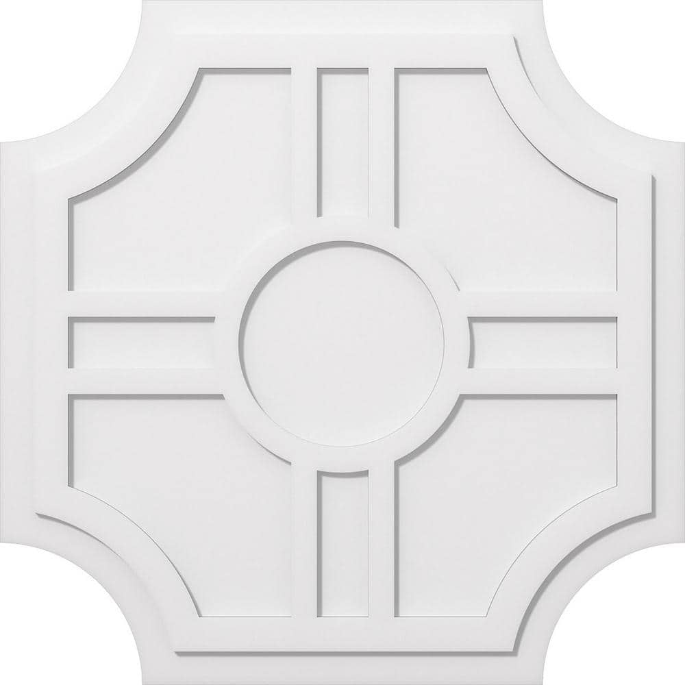 1 in. P X 12 in. C X 36 in. OD Haus Architectural Grade PVC Contemporary Ceiling Medallion price history on PriceWatchPro