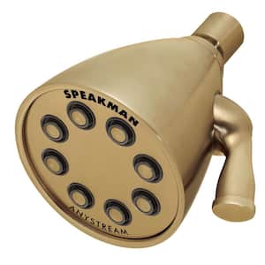 3-Spray 3.6 in. Single Wall MountHigh Pressure Fixed Adjustable Shower Head in Brushed Bronze