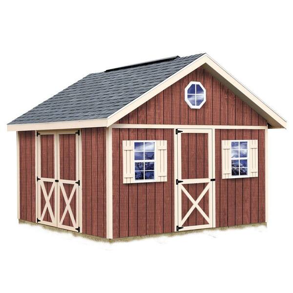 Best Barns Fairview 12 ft. x 12 ft. Wood Storage Shed Kit with Floor