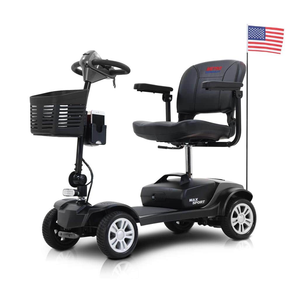 Outdoor 4-Wheel Compact Electric Scooter With 300 W Motor, Smart Electromag