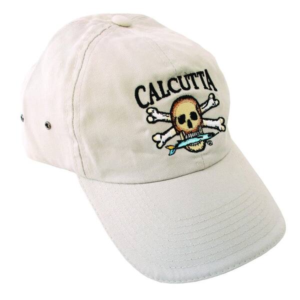 Calcutta Adjustable Strap Low Profile Baseball Cap in Putty with Fade-Resistant Logo