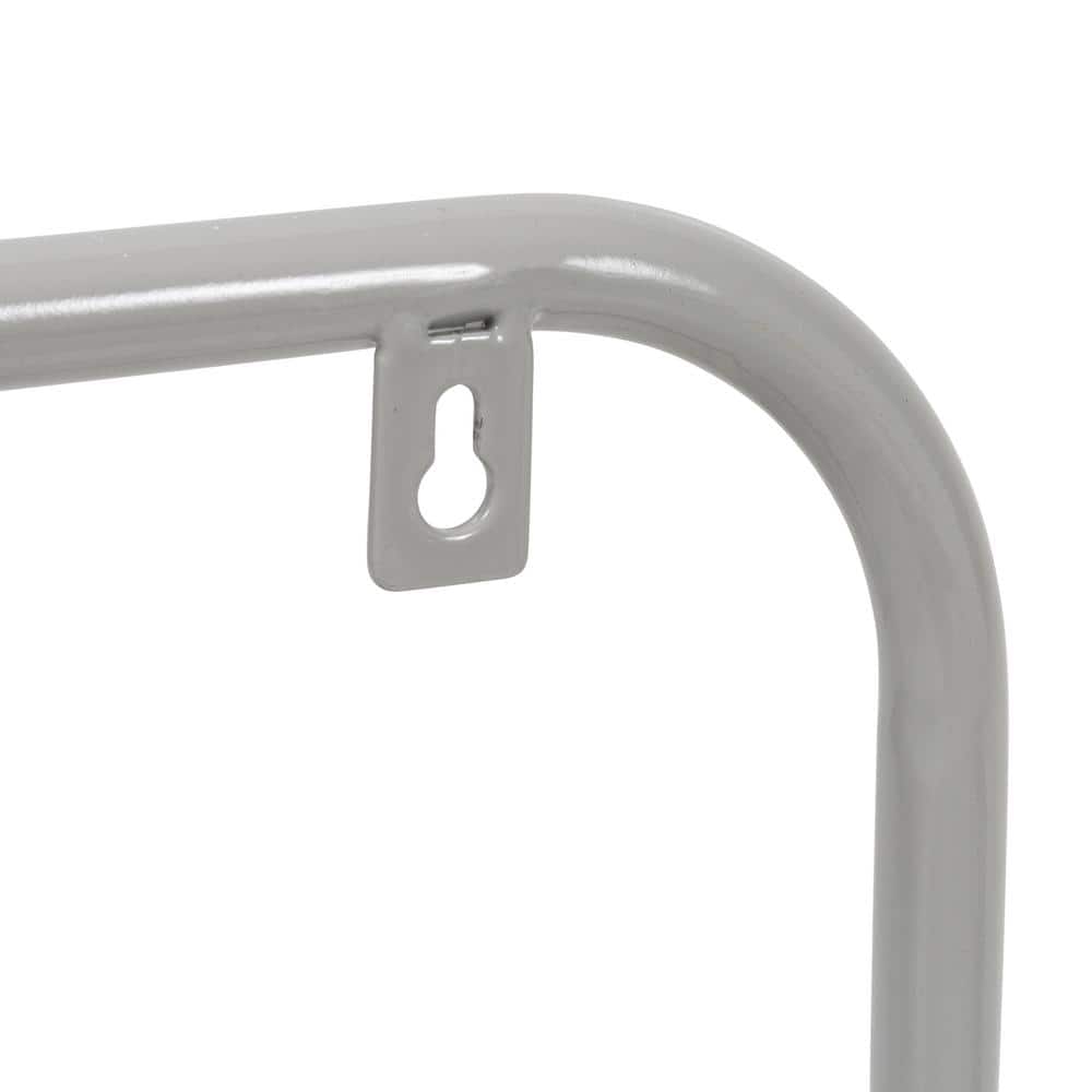 Gray Collapsible Over-the-Door Wall-Mounted Drying Rack