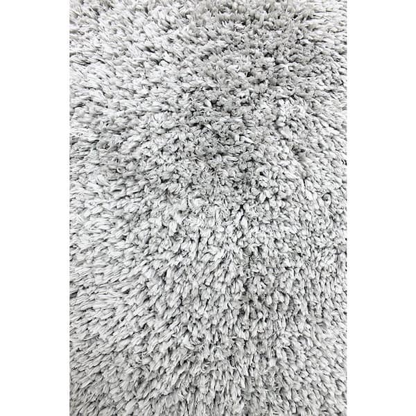 Home Decorators Collection Light Grey Shag 5 ft. x 7 ft. Area Rug