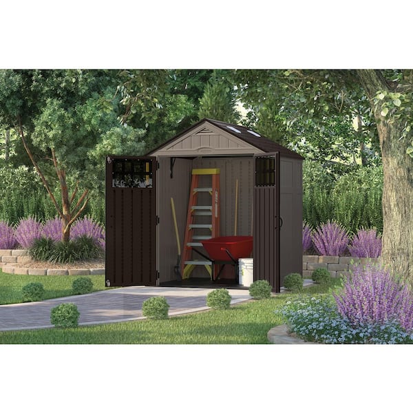 6 ft. W x 5 ft. D Plastic Shed (34 sq. ft.)