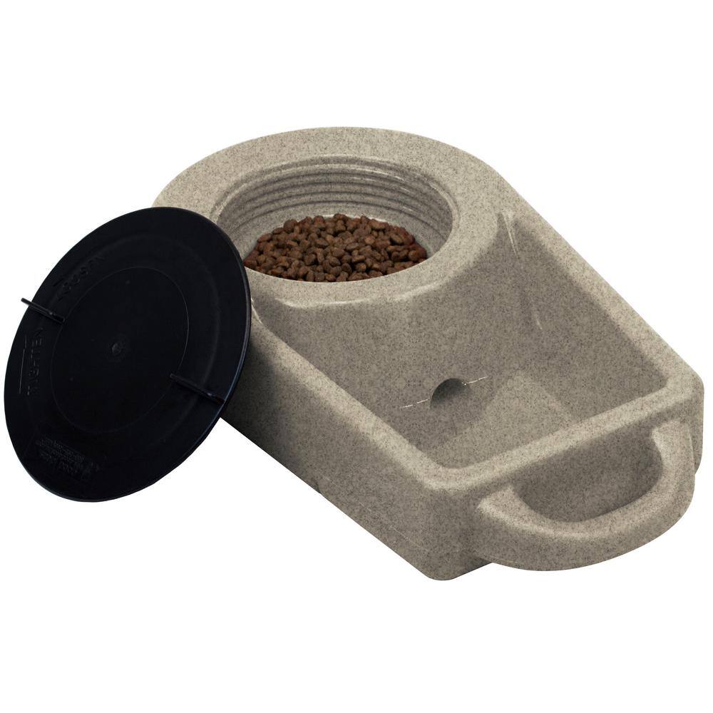 Dakota Dine N Dash 2.5 Gal. Anitmicrobial Plastic Feeding System for Dogs in Coyote Granite price history on PriceWatchPro