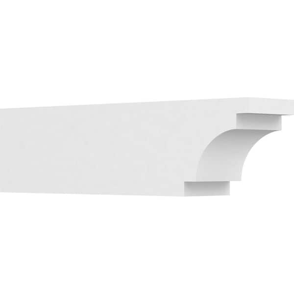 Ekena Millwork 6 in. x 8 in. x 30 in. Mediterranean PVC Rafter Tail Brace