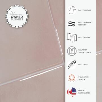 smart tiles Zellige Temera 9 in. x 9 in. Vinyl Peel and Stick Tile (2.22 sq. ft. / 4-Pack) SM1256G-04-QG