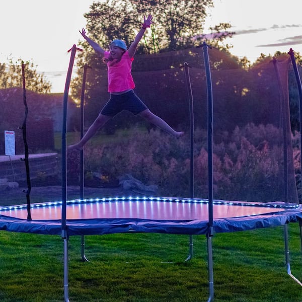 Skywalker Trampolines 13 ft. Square Trampoline with Lighted Spring