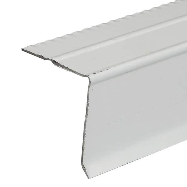 Amerimax Home Products C3 x 10 ft. White Galvanized Steel Drip Edge Flashing