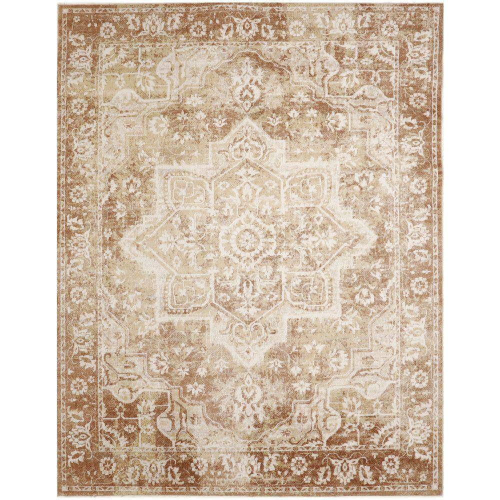 Astra Machine Washable Rust 8 ft. x 10 ft. Distressed Traditional Area Rug price history on PriceWatchPro