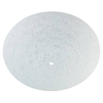 2-1/4 in. Round Frosted Diffuser with 12-3/4 in. Width