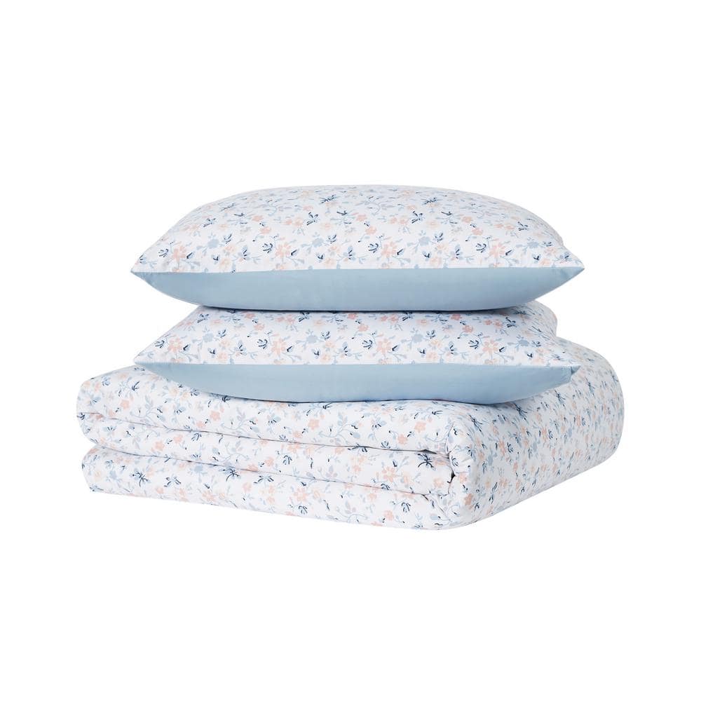 King White Microfiber Reversible Bedspread Set