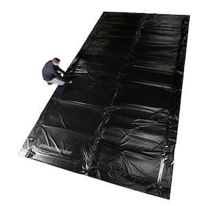 Insulated & Heated Concrete Curing Blanket, 5 ft. x 20 ft., Fixed Temp 100°F, Cures Concrete 2.8x Faster in Cold-Weather