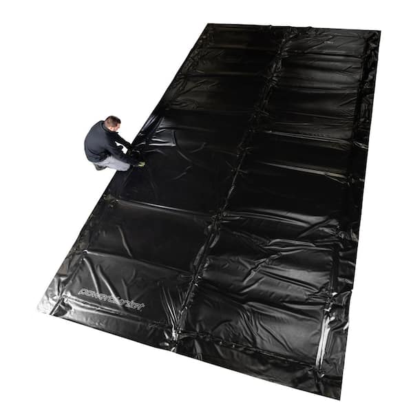 Powerblanket Insulated & Heated Concrete Curing Blanket, 5 ft. x 20 ft., Fixed Temp 100°F, Cures Concrete 2.8x Faster in Cold-Weather