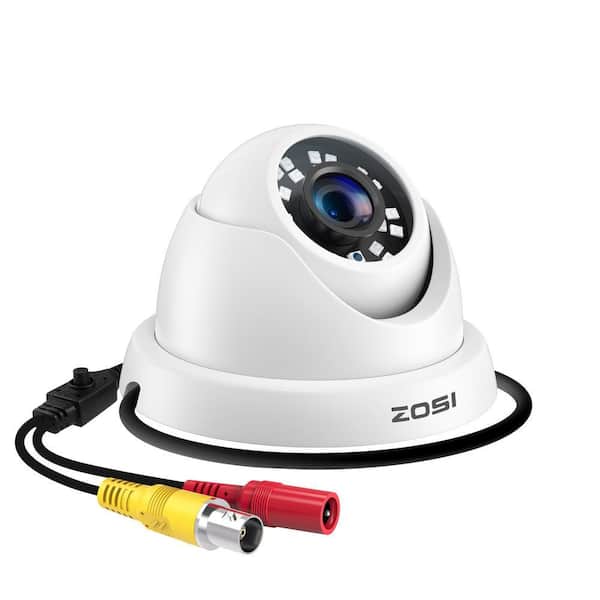ZOSI Wired 1080p Indoor/Outdoor Dome Security Camera 4-in-1