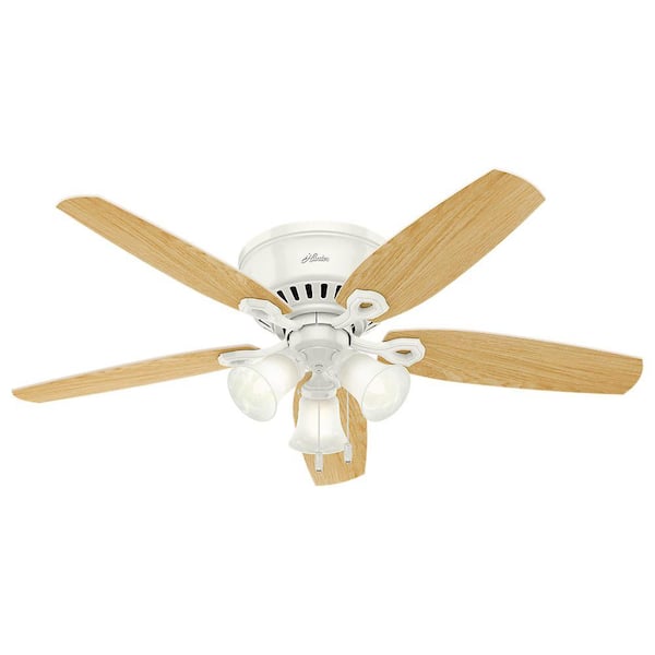 Indoor Snow White Ceiling Fan 53326