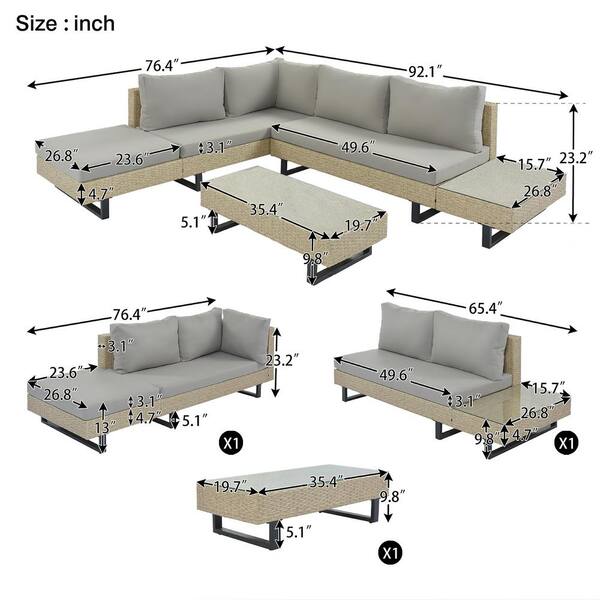 plastic sofa 3 seater